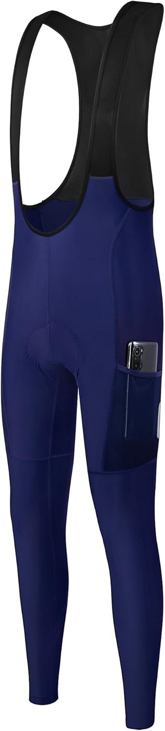 Men's Cycling Bib Tights Padded Winter Cycling Bibs Thermal Bike Bib Pants Riding Bike Bib Tights