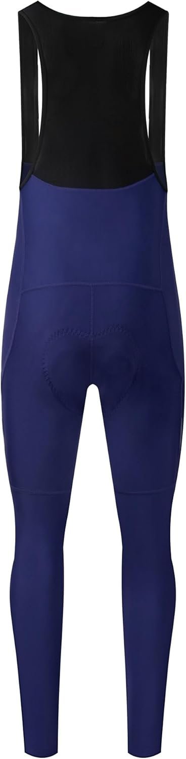 Men's Cycling Bib Tights Padded Winter Cycling Bibs Thermal Bike Bib Pants Riding Bike Bib Tights - Image 2