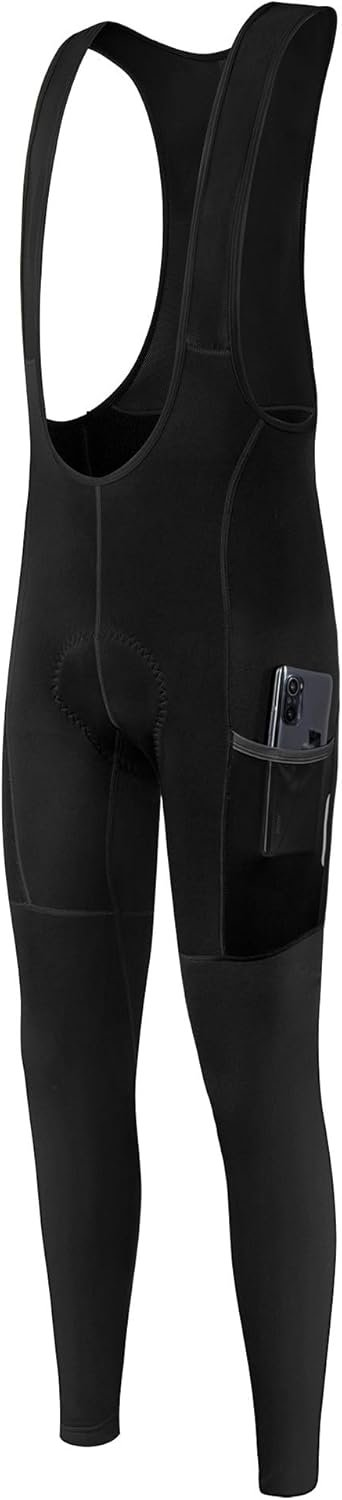 Men's Cycling Bib Tights Padded Winter Cycling Bibs Thermal Bike Bib Pants Riding Bike Bib Tights