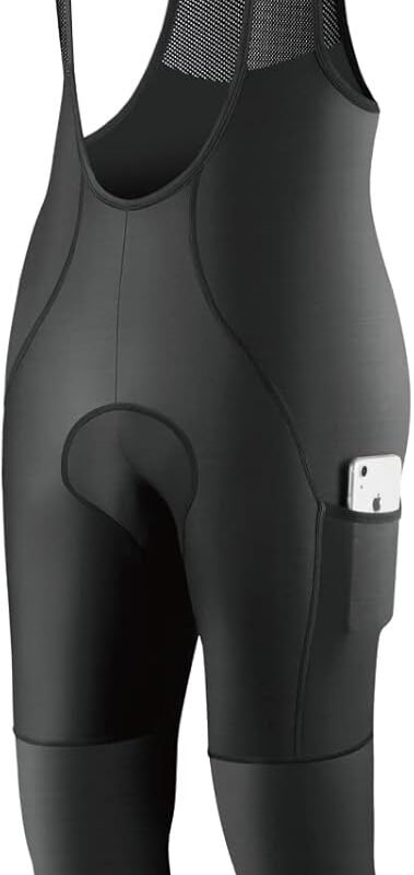 Thermal Flee Cycling Tights, Bibs Tights, Bike Bibs Pants for Fall and Cold Winter
