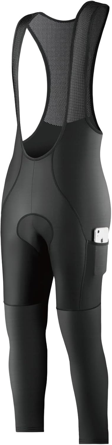 Thermal Flee Cycling Tights, Bibs Tights, Bike Bibs Pants for Fall and Cold Winter