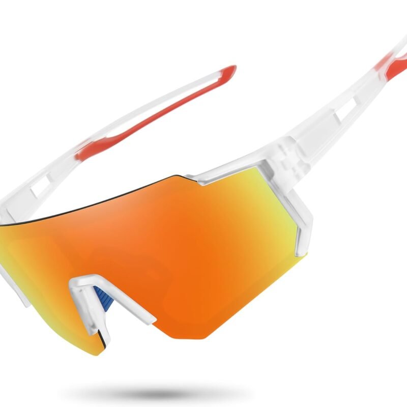 Polarized Sports Sunglasses for Men Women,Driving Fishing Cycling Mountain Bike Sunglasses UV400 Protection