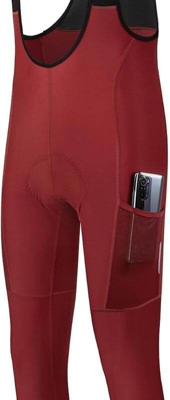 Men's Cycling Bib Tights Padded Winter Cycling Bibs Thermal Bike Bib Pants Riding Bike Bib Tights