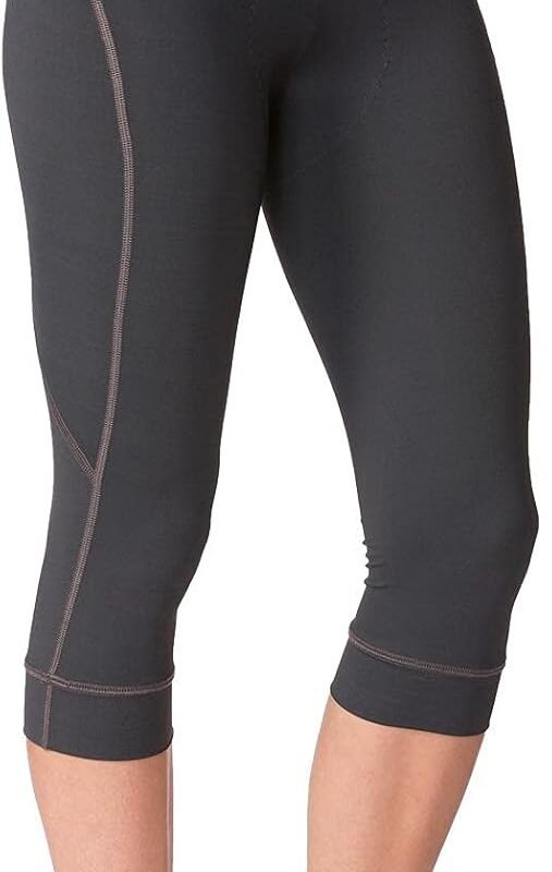 Cycling Clothes for Women Padded 18" Cropped Cycling Capri Pants for Women with Padding
