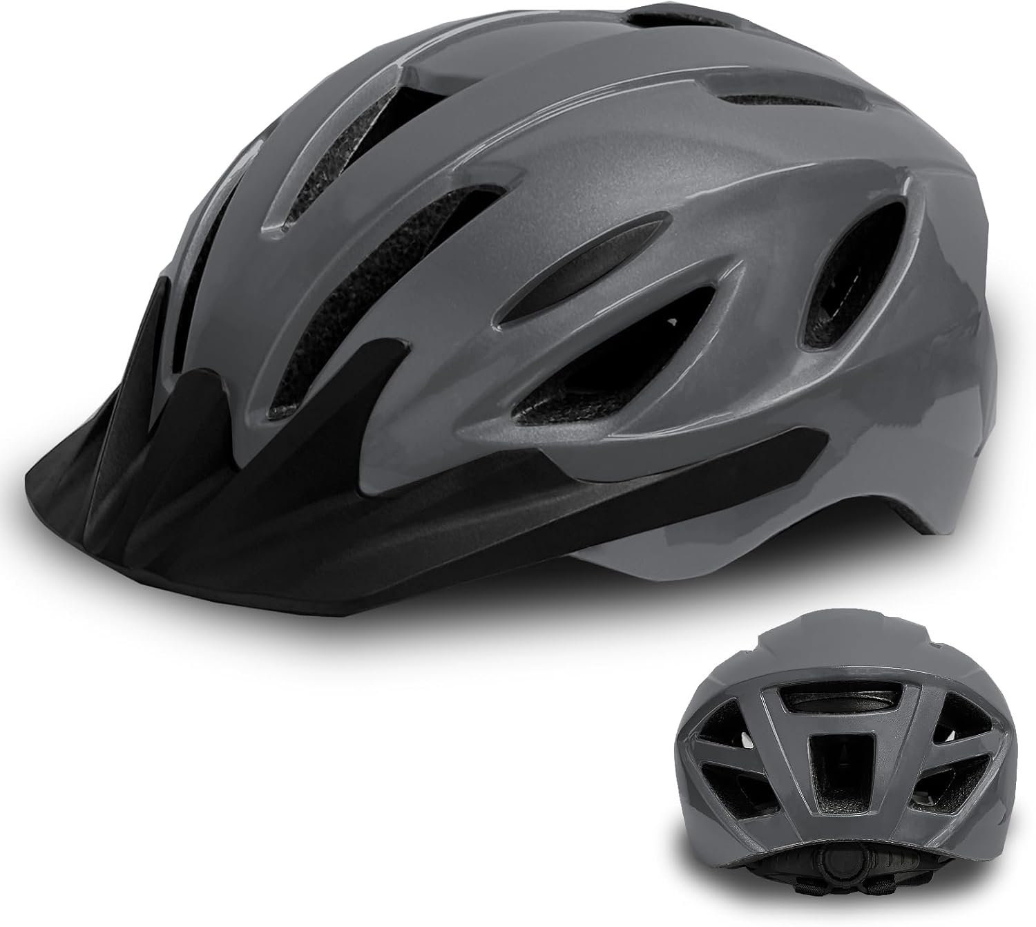 Adult Bike Helmet for Men Women, Adjustable-Cycling Helmet for Fits 58-62cm Head Circumference, CPSC Certified Bicycle Helmet