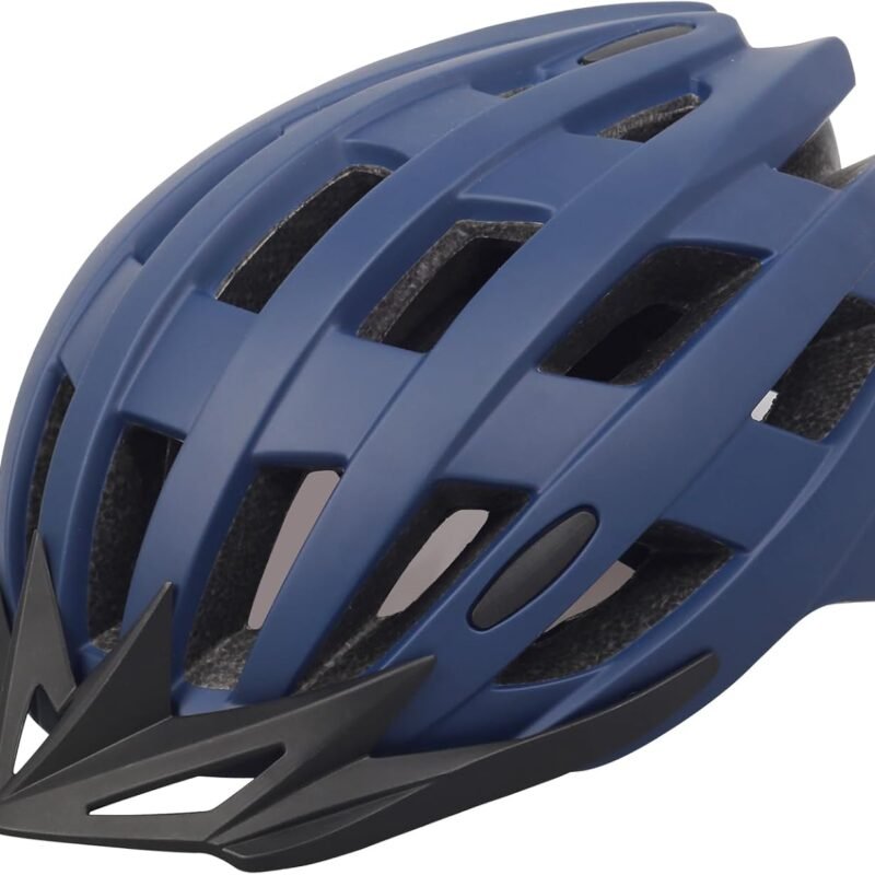 Adult Bike Helmets, Adjustable Mens Womens Bicycle Helmet, Lightweight Road Mountain Cycling Safety Sports Helmets with Detachable Visor