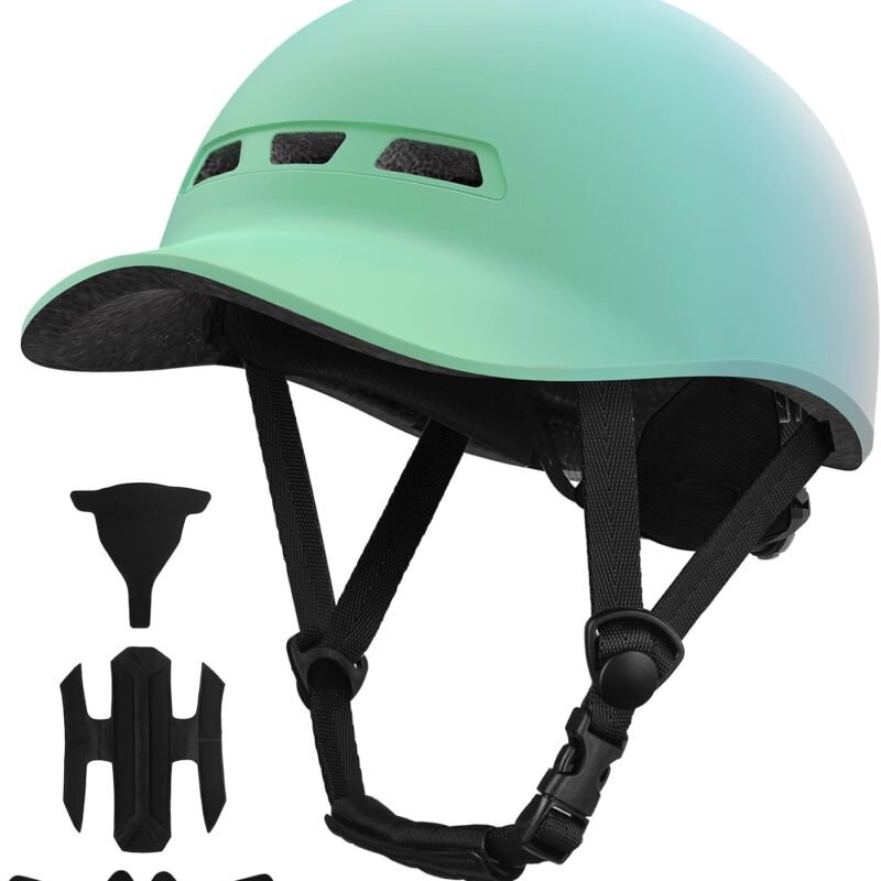 Bike Helmet,  Baseball Cap Adult Bike Helmets for Men Women Bicycle Helmet Lightweight Adjustable Cycling Helmet for Urban Commuter Road Biking