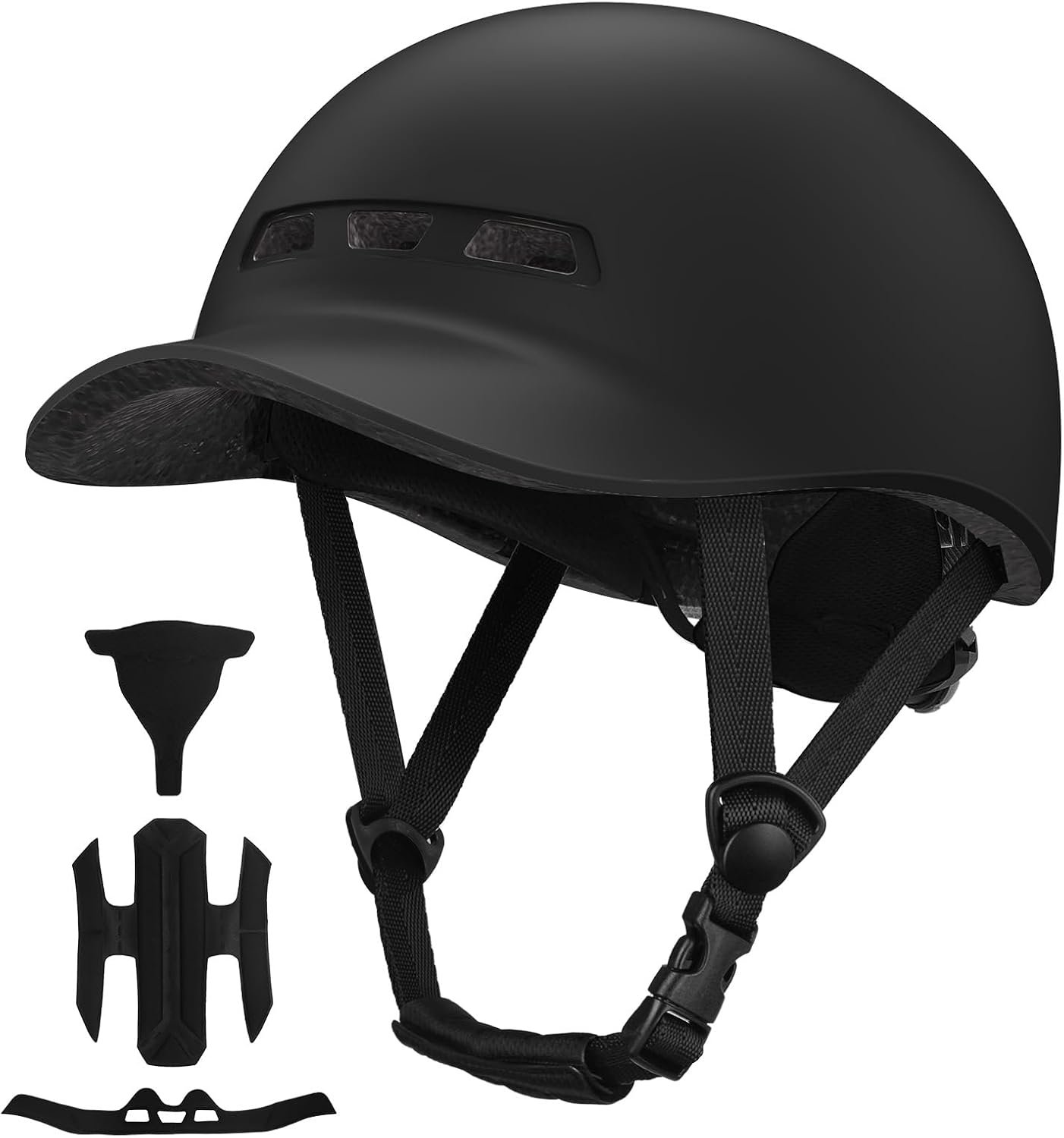 Bike Helmet, Baseball Cap Adult Bike Helmets for Men Women Bicycle Helmet Lightweight Adjustable Cycling Helmet for Urban Commuter Road Biking