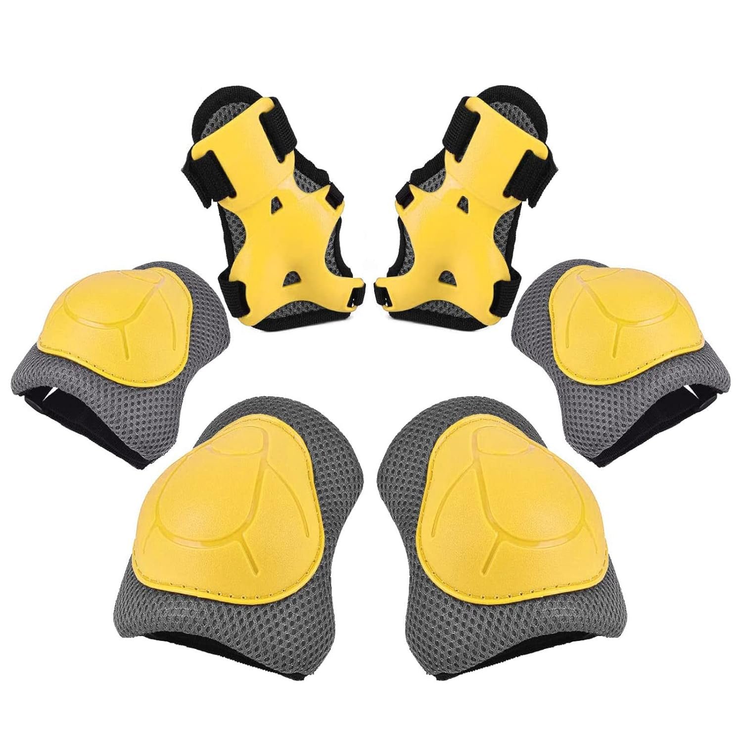Kids/Youth Knee Pad Elbow Wrist Pads Guards Protective Gear Set, for Roller Skates,Cycling Bike,Skateboard,Inline Skatings ,Scooter Riding ,and Other Outdoor Sports Activities