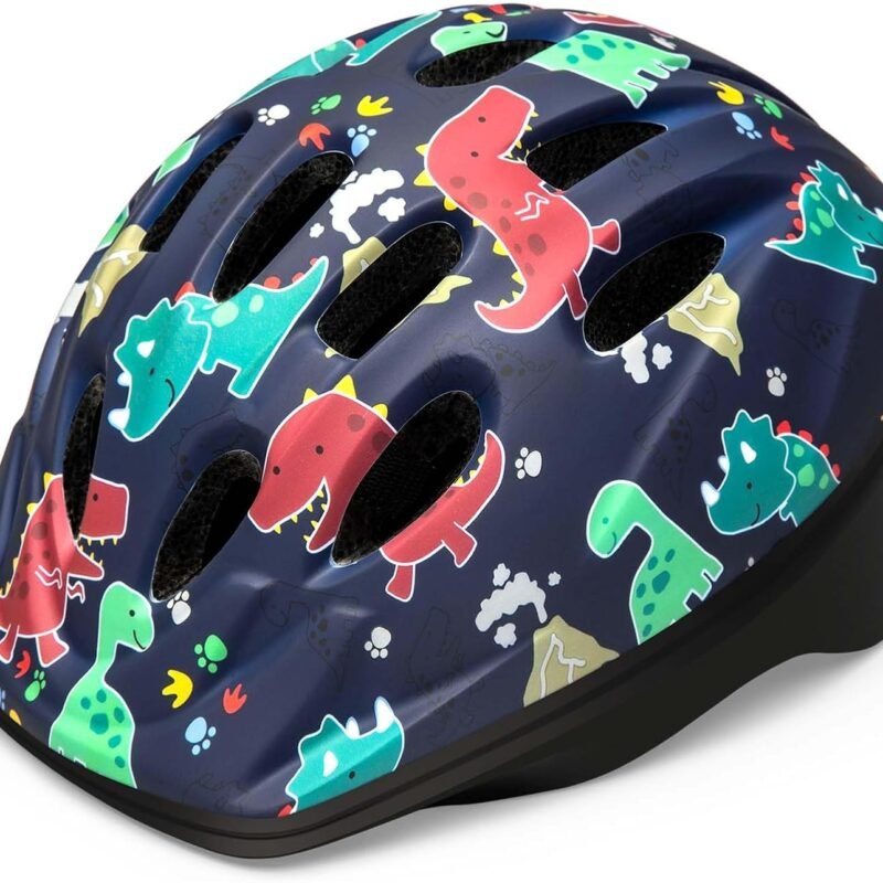 Kids Bike Helmet - from Toddler to Youth Sizes - Adjustable Safety Unicorn Helmet for Children (Age 3-15), 14 Vents for Multi-Sport