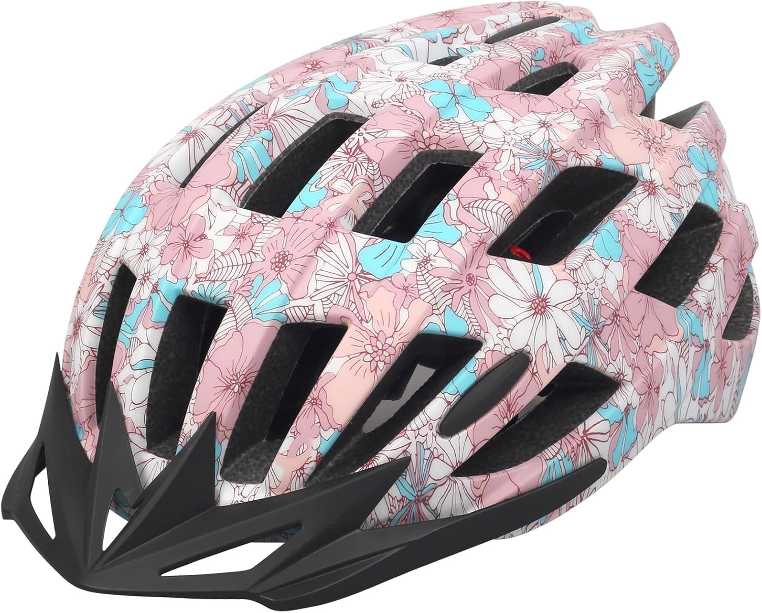 Adult Bike Helmets, Adjustable Mens Womens Bicycle Helmet, Lightweight Road Mountain Cycling Safety Sports Helmets with Detachable Visor