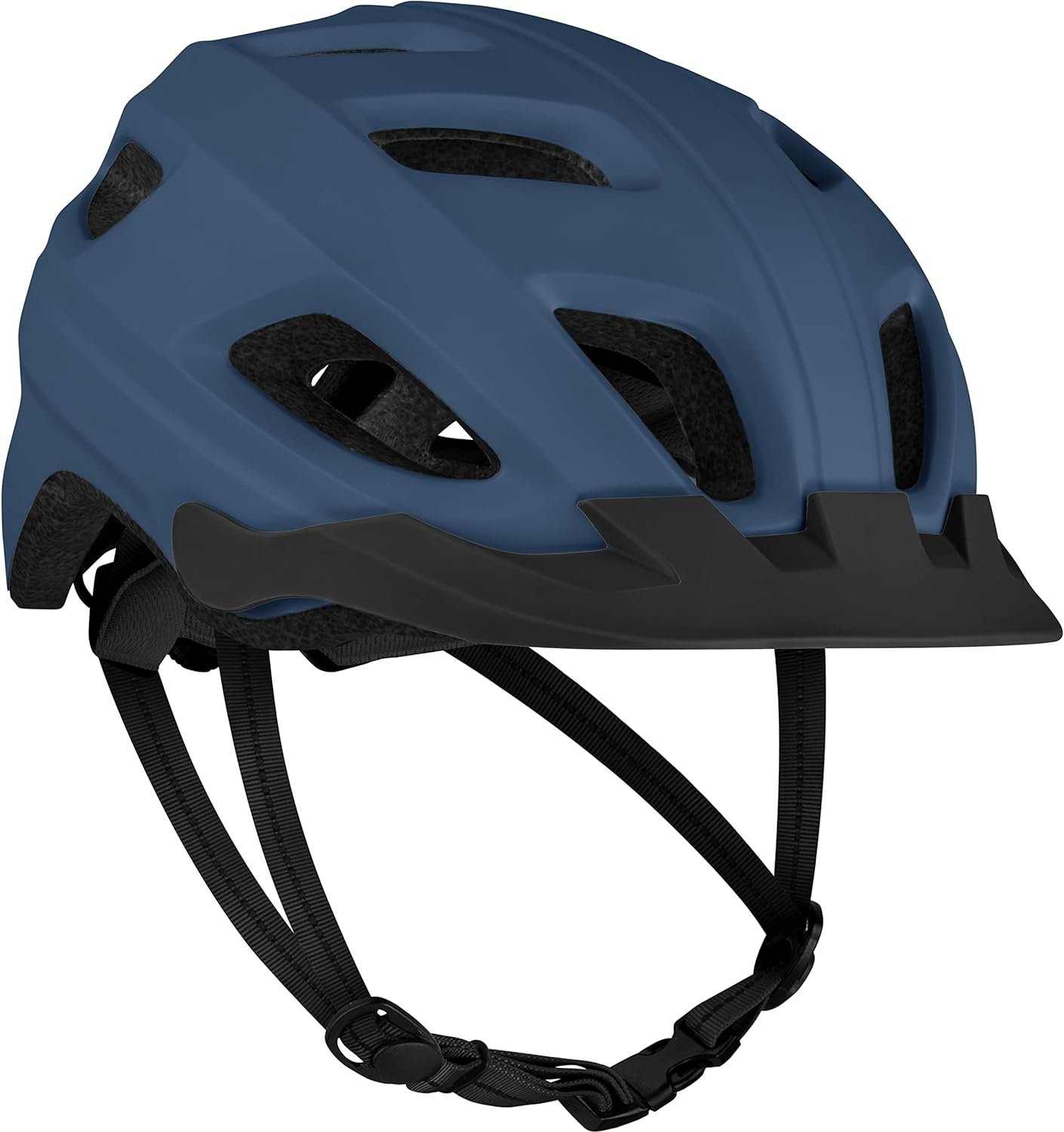 Bike Helmet with LED Safety Light Adjustable Dial & Removable Visor