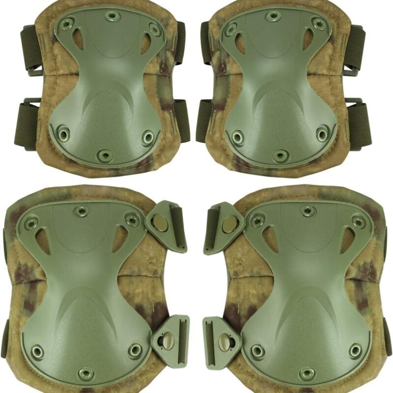 Tactical Combat Knee & Elbow Protective Pads Set for Outdoor  Paintball Game Cycling Safety Skateboarding Gear Skates Knee Protection Guard Pads