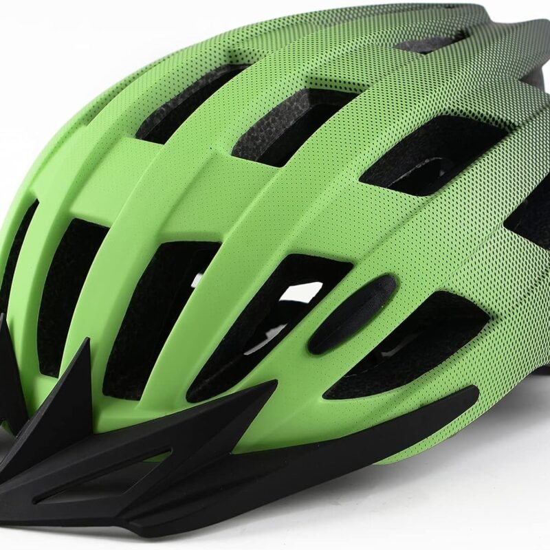 Adult Bike Helmets, Adjustable Mens Womens Bicycle Helmet, Lightweight Road Mountain Cycling Safety Sports Helmets with Detachable Visor